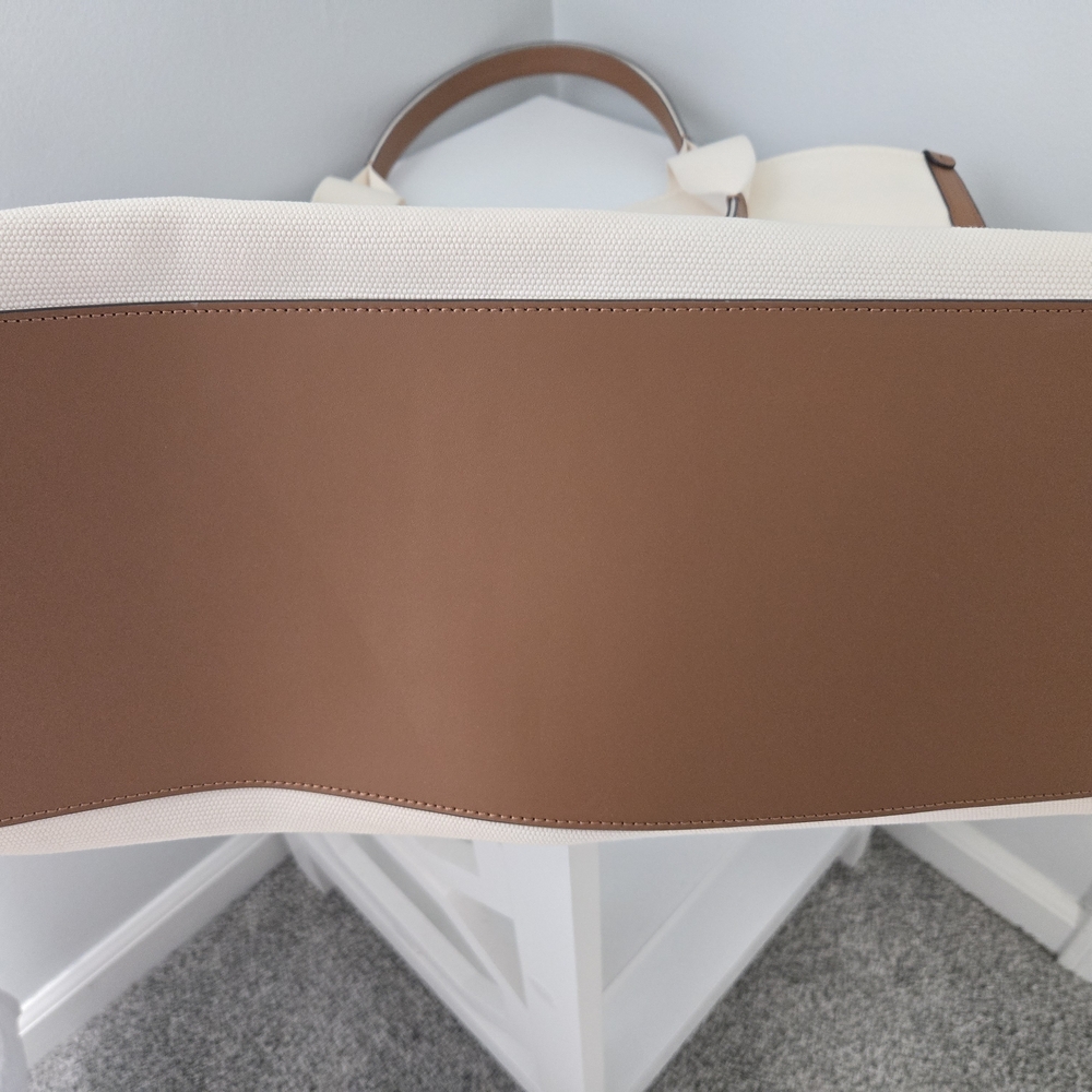 Kate Spade Cream and Brown Canvas Sun Tote - Picture 4 of 4